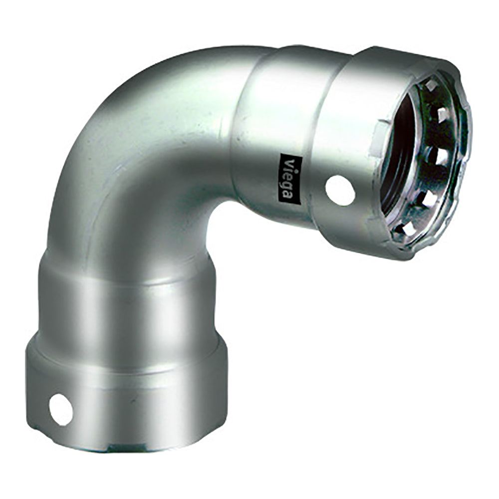 Viega MegaPress 3/4" 90 Stainless 304 Elbow - Double Press Connection - Smart Connect Technology - Deckhand Marine Supply