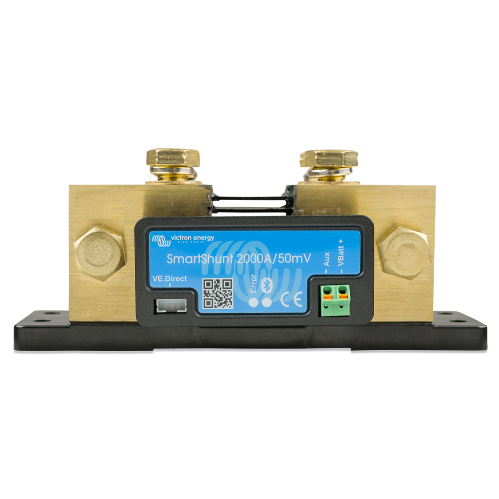 Victron SmartShunt 2000AMP/50MV Bluetooth Smart Battery Shunt - Deckhand Marine Supply