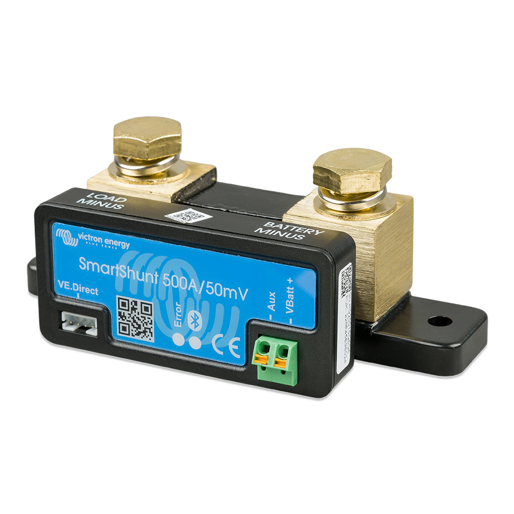 Victron SmartShunt 500AMP/50MV Bluetooth Smart Battery Shunt - Deckhand Marine Supply