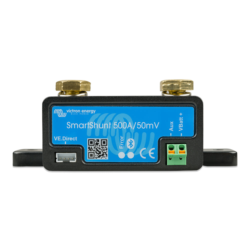 Victron SmartShunt 500AMP/50MV Bluetooth Smart Battery Shunt - Deckhand Marine Supply