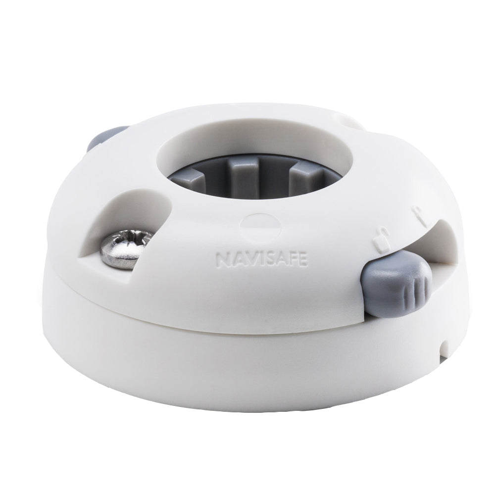 Navisafe Navimount Horizontal White w/Screws - Deckhand Marine Supply