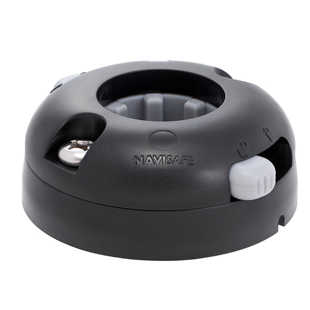 Navisafe Navimount Horizontal Black w/Screws - Deckhand Marine Supply