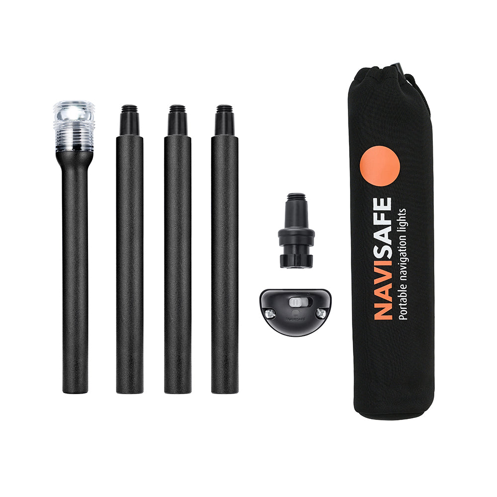 Navisafe Built-In All-White Polelight Pack - Deckhand Marine Supply