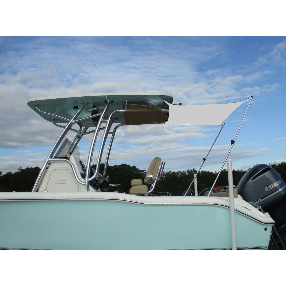 Carver 4 T-Shade T-Top Shade Extension - White - Deckhand Marine Supply