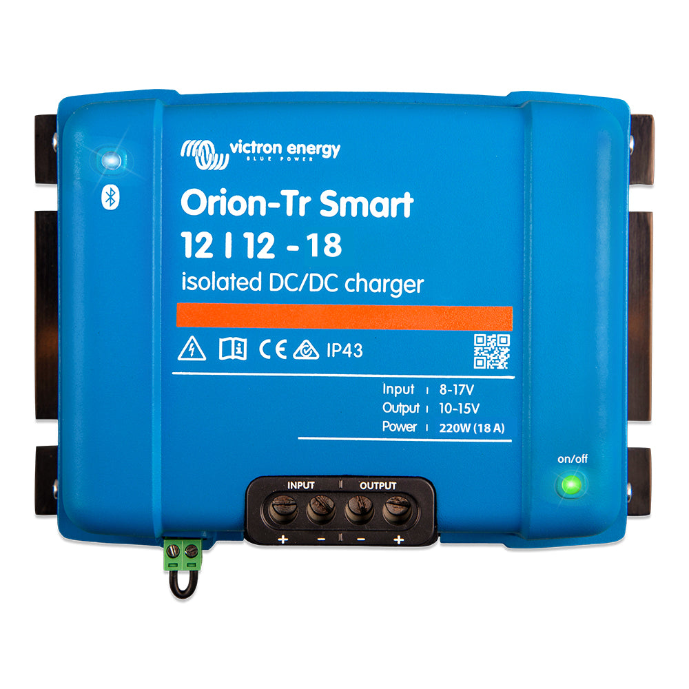 Victron Orion-TR Smart 12/12-18A 18A (220W) Isolated DC-DC Charger or Power Supply - Deckhand Marine Supply