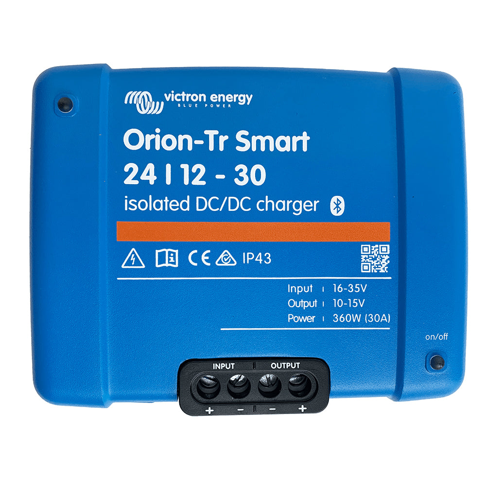 Victron Energy Orion-TR Smart 24/12-30 30A (360W) Isolated DC-DC Charger or Power Supply - Deckhand Marine Supply