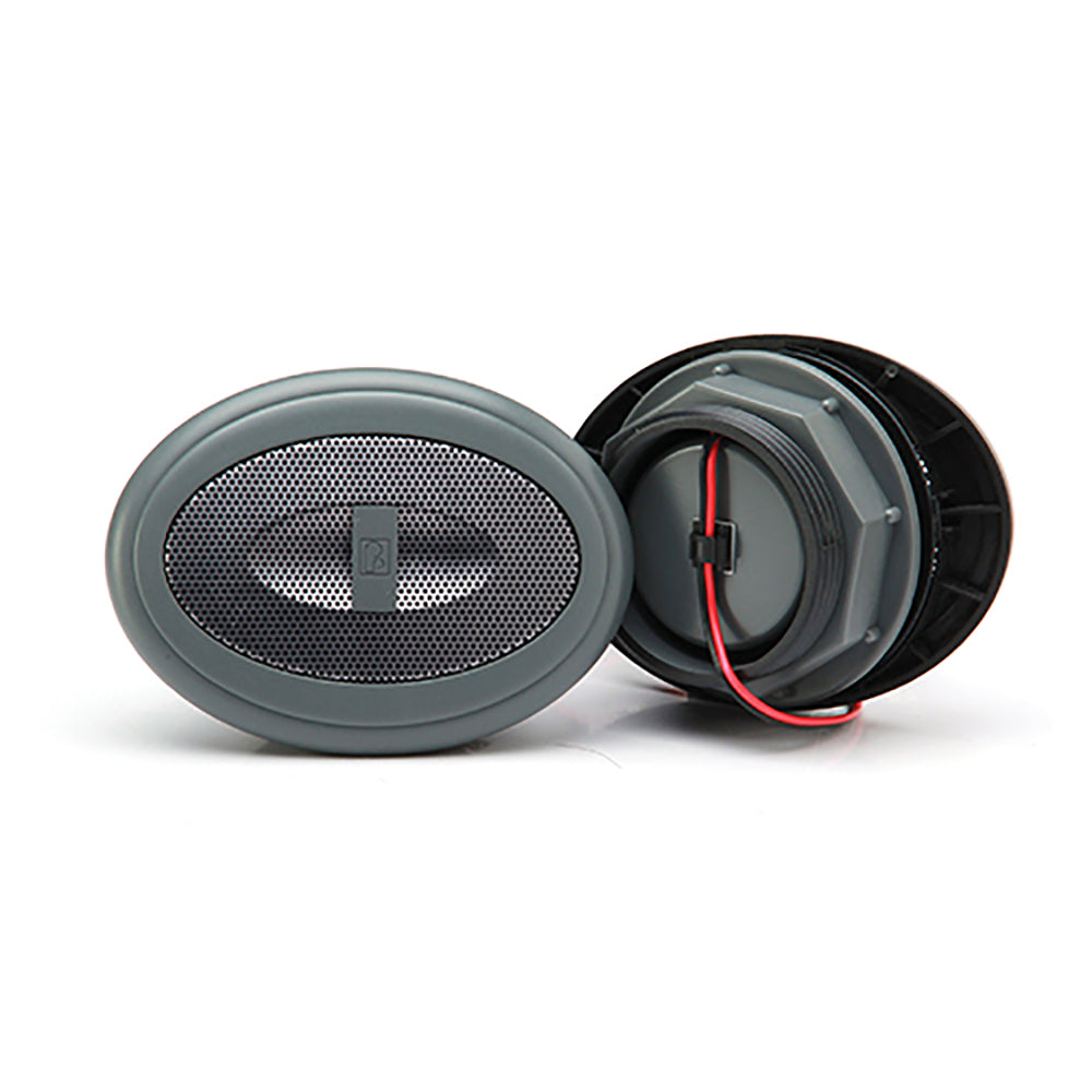 Poly-Planar SB-50 2" 35 Watt Spa Oval Speaker - Grey - Deckhand Marine Supply