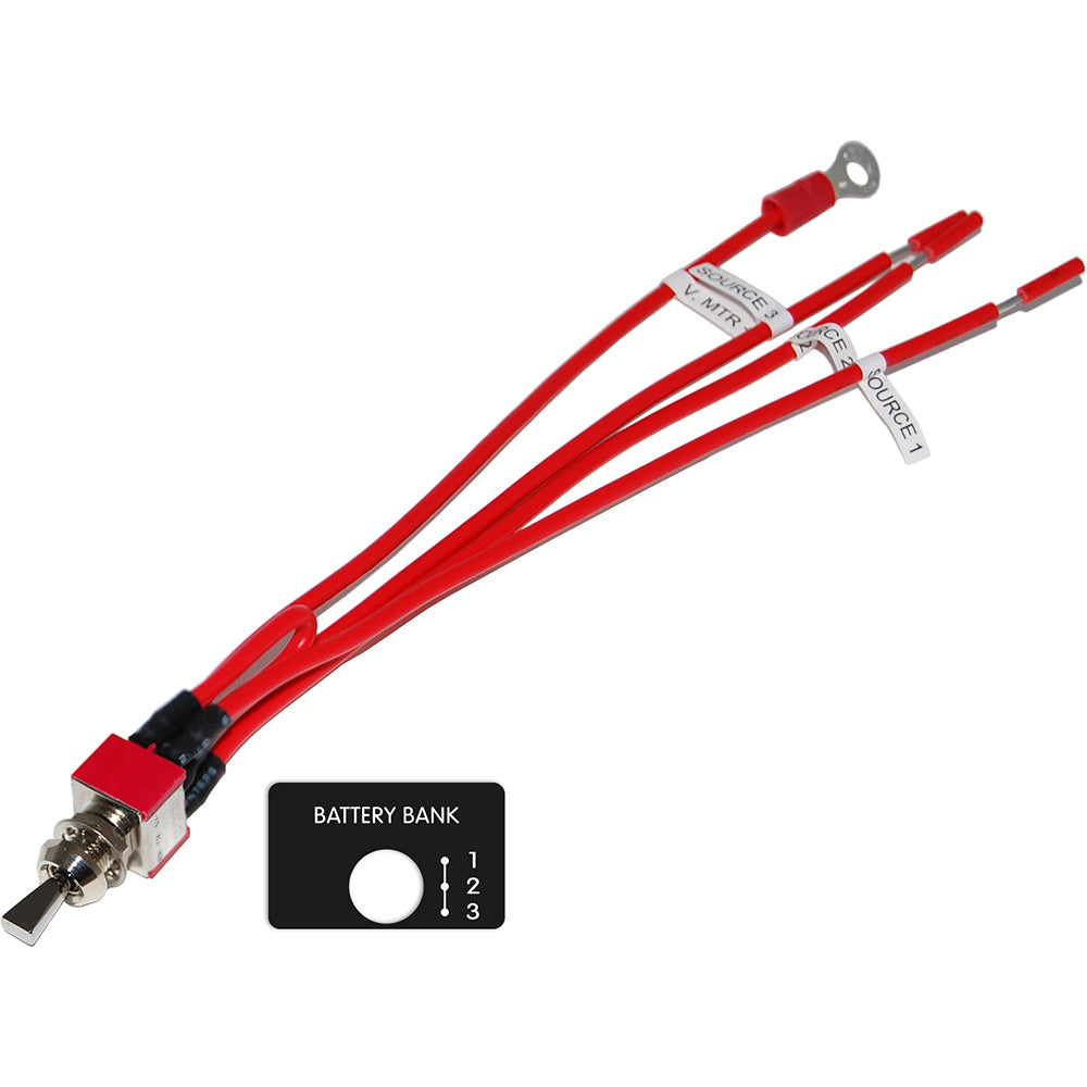 Blue Sea 4141 Switch Meter Toggle SPTT On-On-On - Deckhand Marine Supply