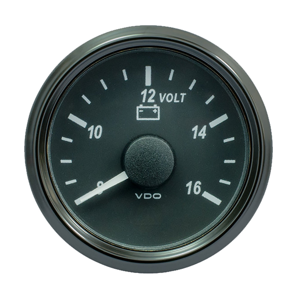 VDO SingleViu 52mm (2-1/16") Voltmeter f/12V Systems - Deckhand Marine Supply