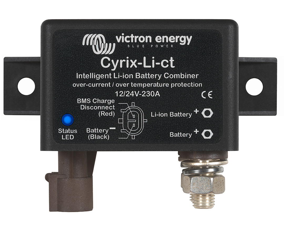 Victron Cyrix-Li-ct 12/24V-230A Intelligent Li-Ion Battery Combiner - Deckhand Marine Supply