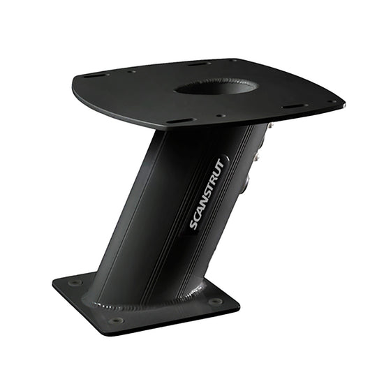 Scanstrut APT-250-01-B - Aluminum PowerTower Radar Mount - 10" Aft Leaning - Black - Deckhand Marine Supply