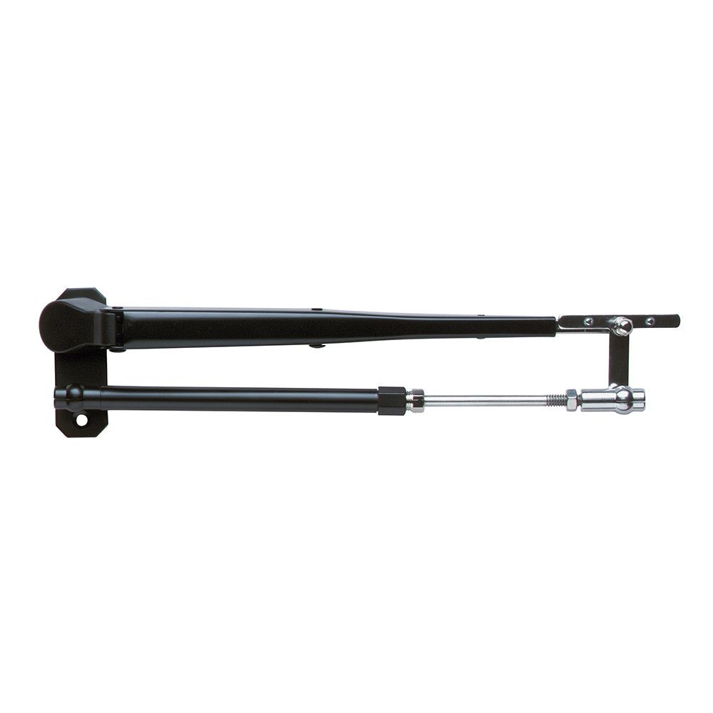 Marinco Wiper Arm, Deluxe Black Stainless Steel Pantographic - 12"-17" Adjustable - Deckhand Marine Supply