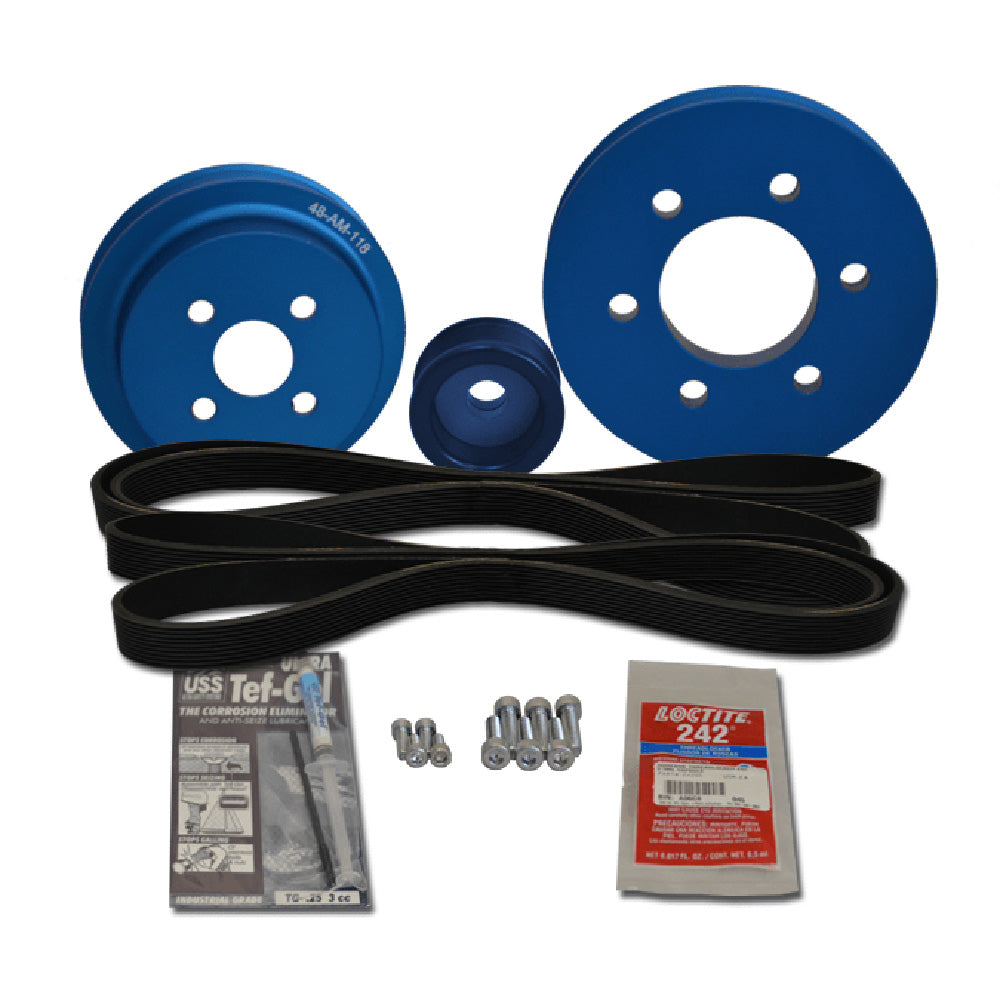 Barlmar Pulley Kit f/Yanmar 4LH-A - Deckhand Marine Supply