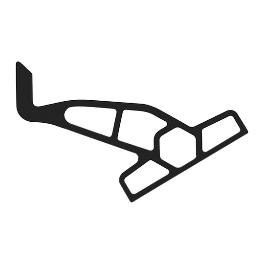 Minn Kota Raptor Jack Plate Adapter Bracket - Starboard - 2" Setback - 4" Rise - Black - Deckhand Marine Supply