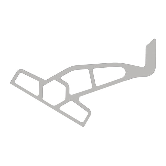 Minn Kota Raptor Jack Plate Adapter Bracket - Port - 2" Setback - 4" Rise - White - Deckhand Marine Supply