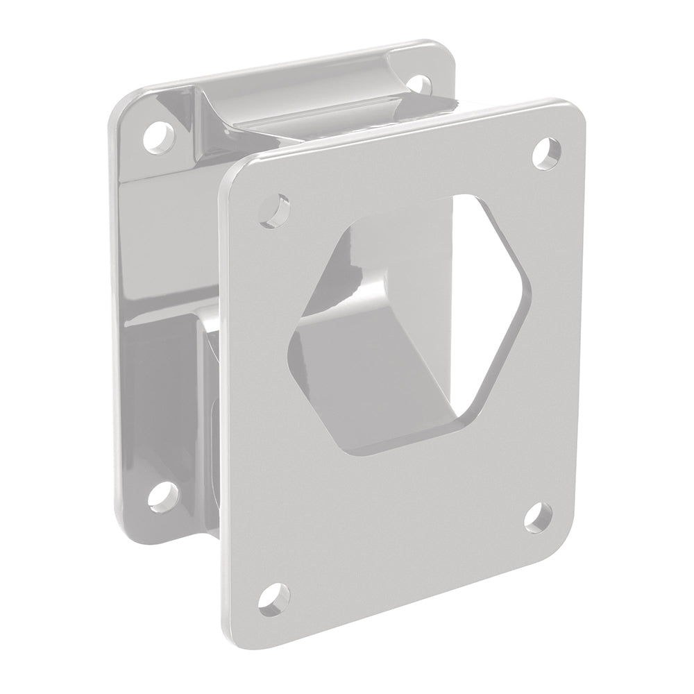 Minn Kota 3" Raptor Setback Bracket - White - Deckhand Marine Supply