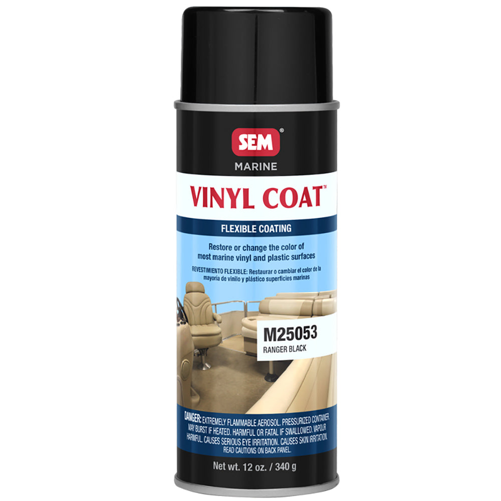 SEM Vinyl Coat - Ranger Black - 12oz - Deckhand Marine Supply