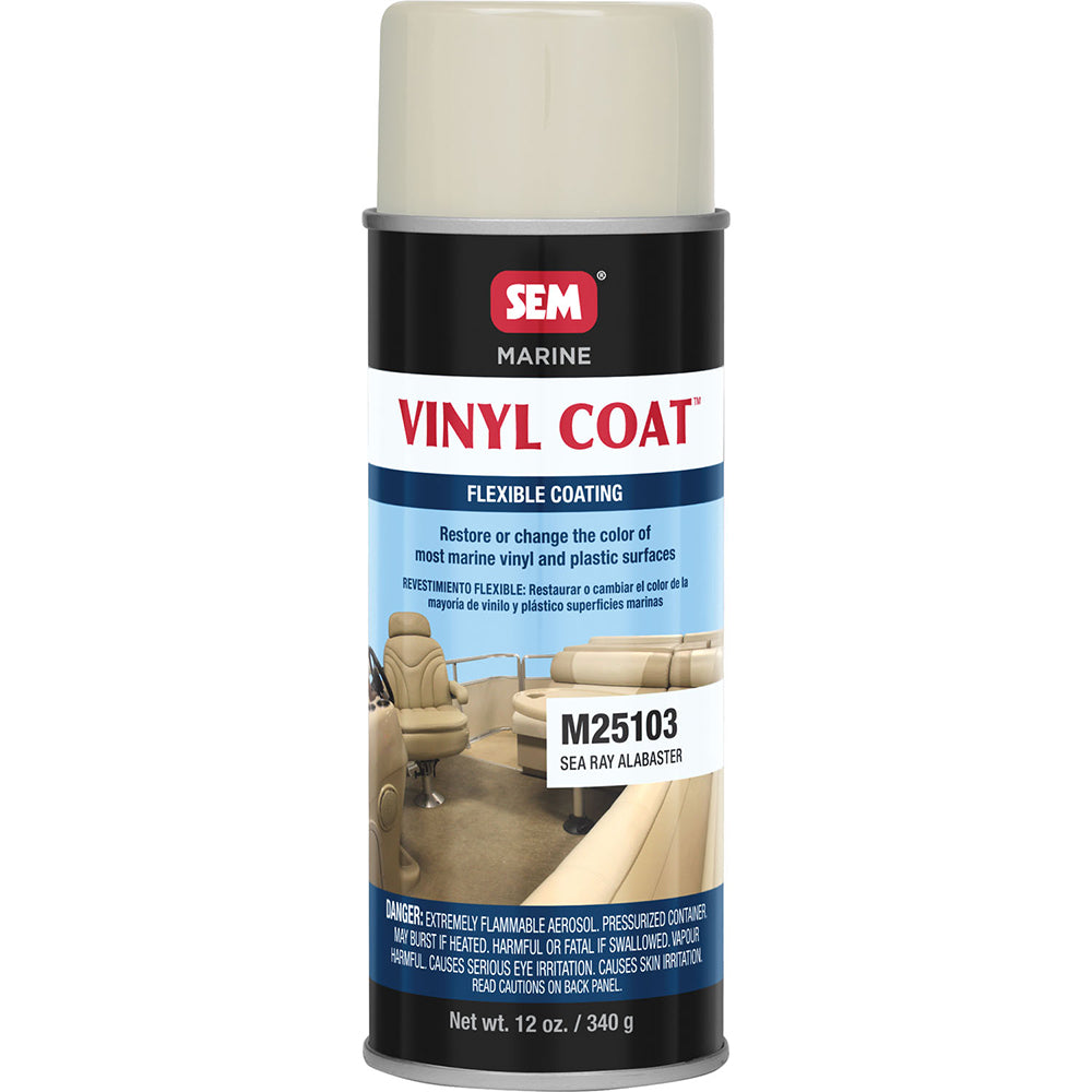 SEM Vinyl Coat - Sea Ray Alabaster - 12oz - Deckhand Marine Supply
