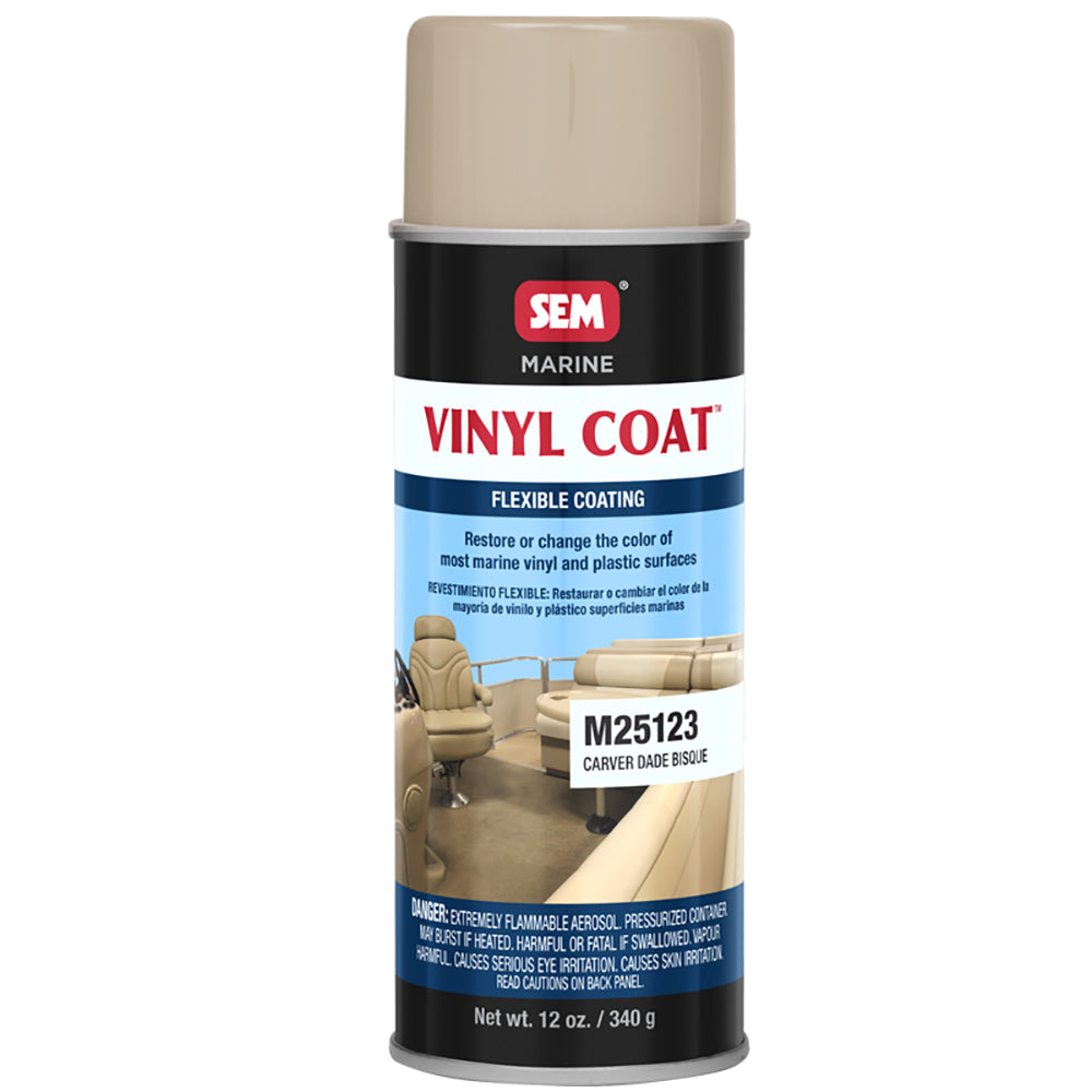 SEM Vinyl Coat - Carver Dade Bisque - 12oz - Deckhand Marine Supply