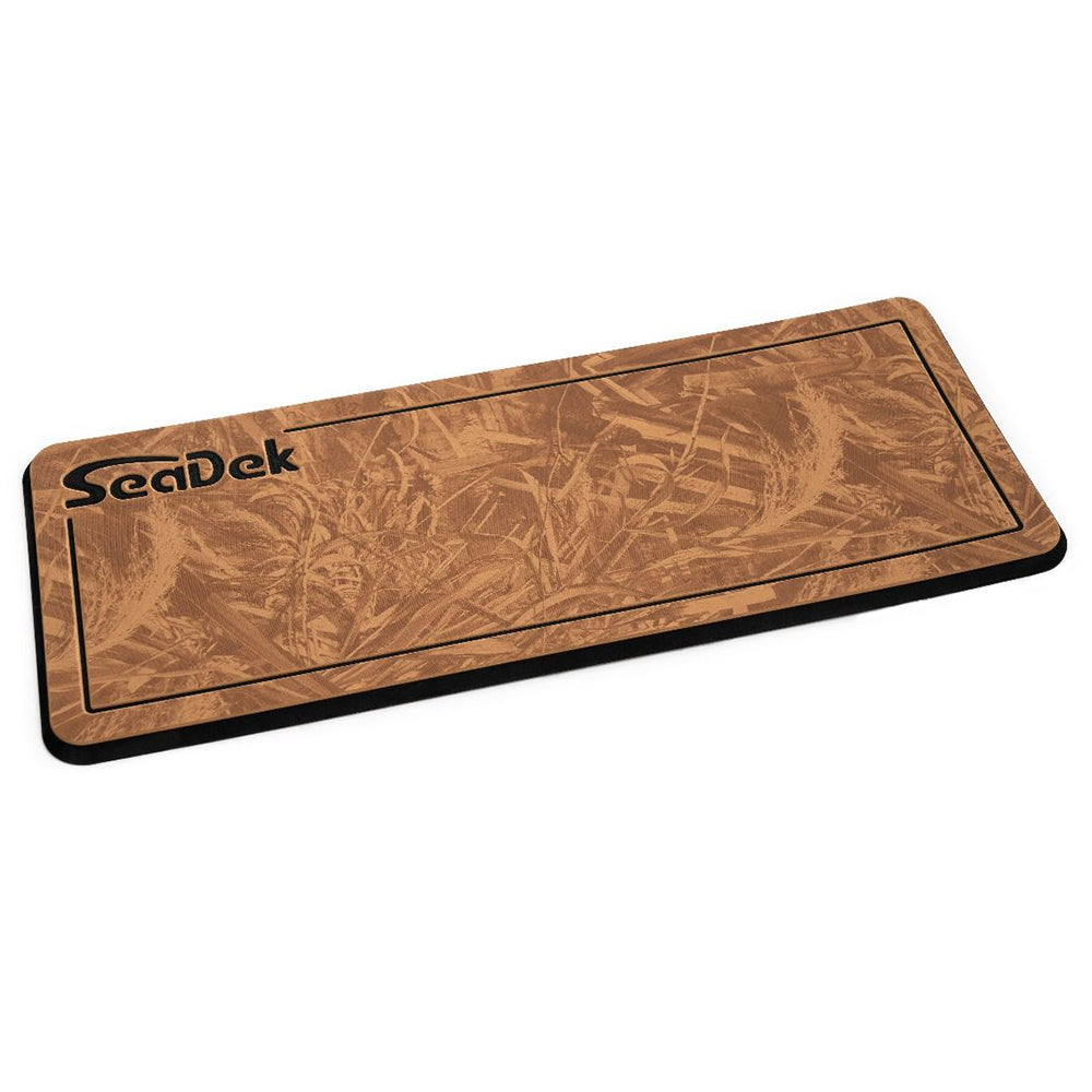 SeaDek Large Realtree Helm Pad - Mocha/Black MAX-5 Pinline Smooth - Deckhand Marine Supply
