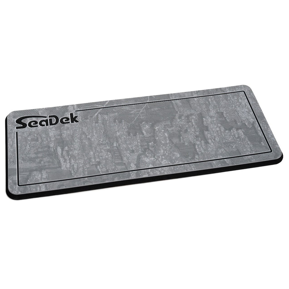 SeaDek Small Realtree Helm Pad - Storm Grey/Black Timber Pattern - Deckhand Marine Supply