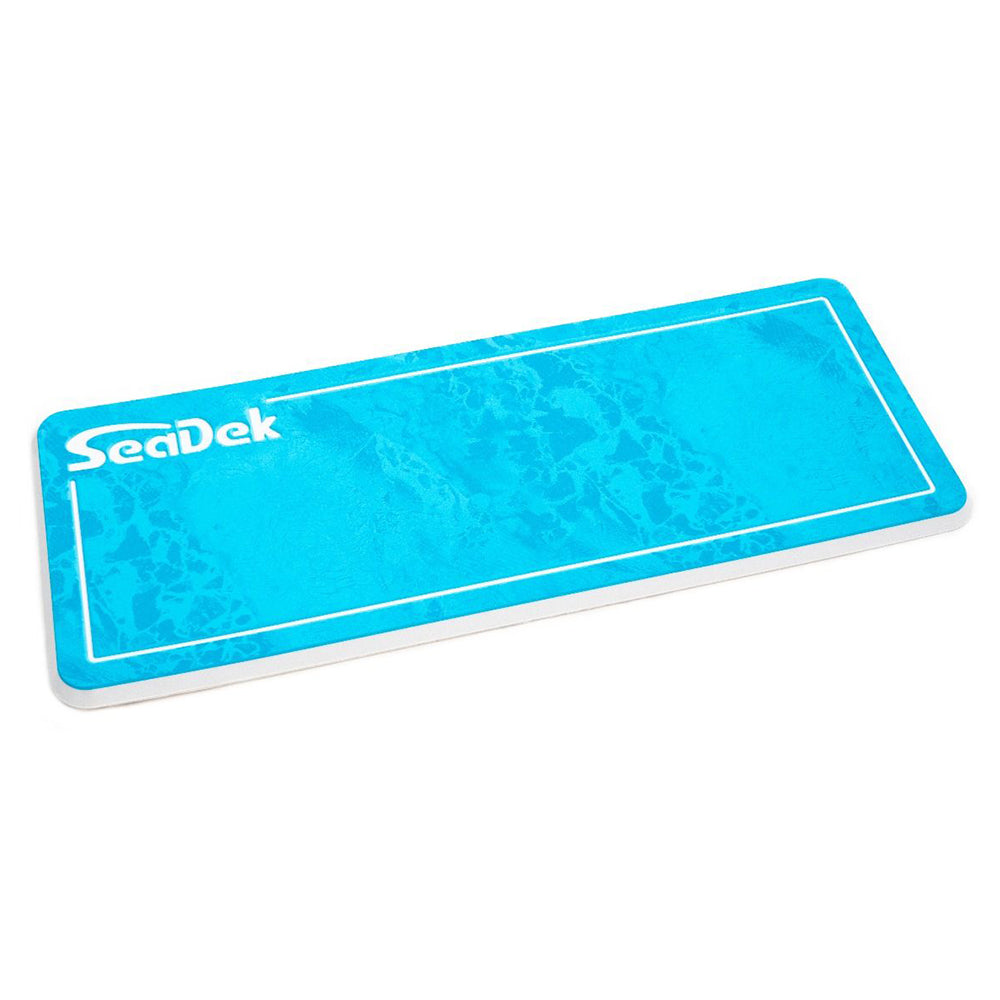 SeaDek Large Realtree Helm Pad - Bahama Blue/White WAV3 Pattern - Deckhand Marine Supply