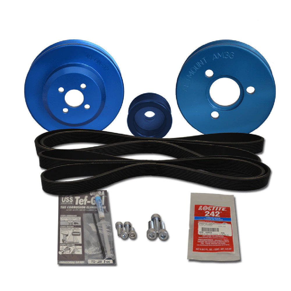 Balmar Pulley Kit f/Yanmar 3JH5, 3JH4-E, 4JH4-E, 4JH5, 4JH5-E - Deckhand Marine Supply