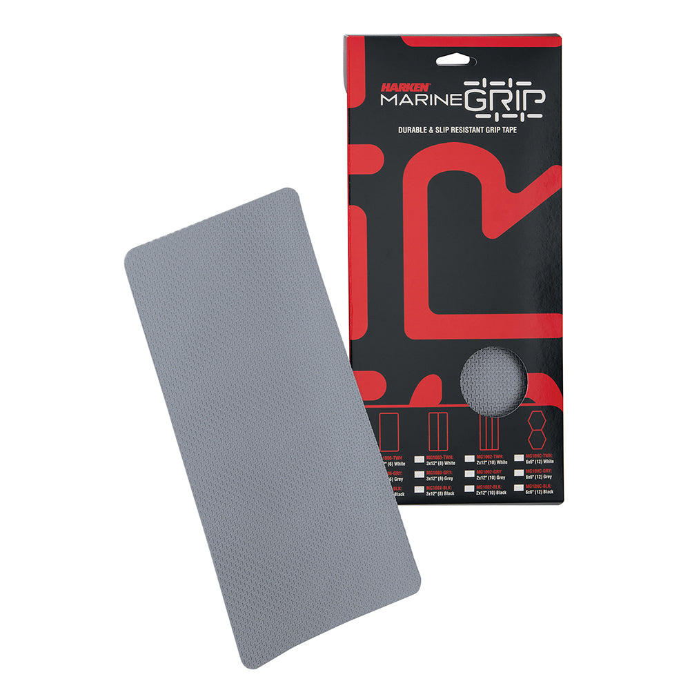 Harken Marine Grip Tape - 6 x 12" - Grey - 6 Pieces - Deckhand Marine Supply