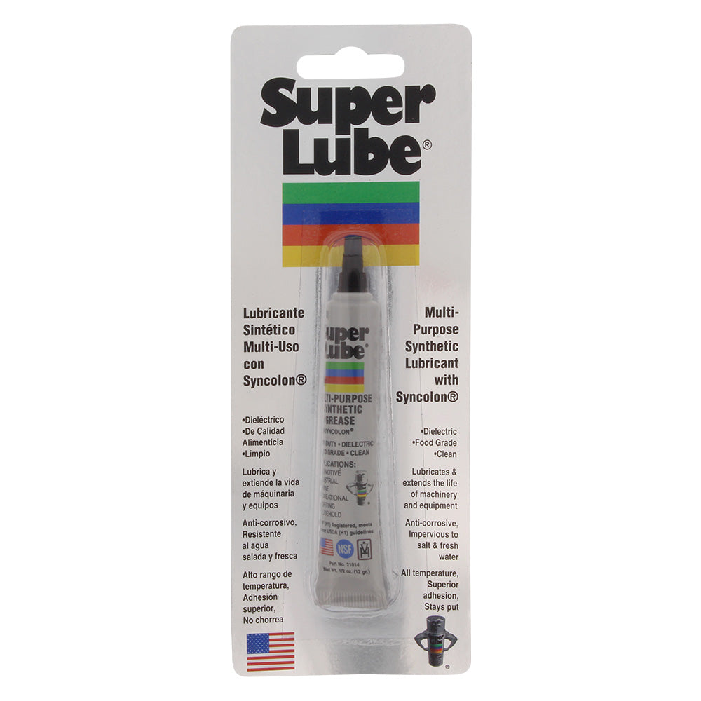 Super Lube Multi-Purpose Synthetic Grease w/Syncolon - .5oz Tube - Deckhand Marine Supply