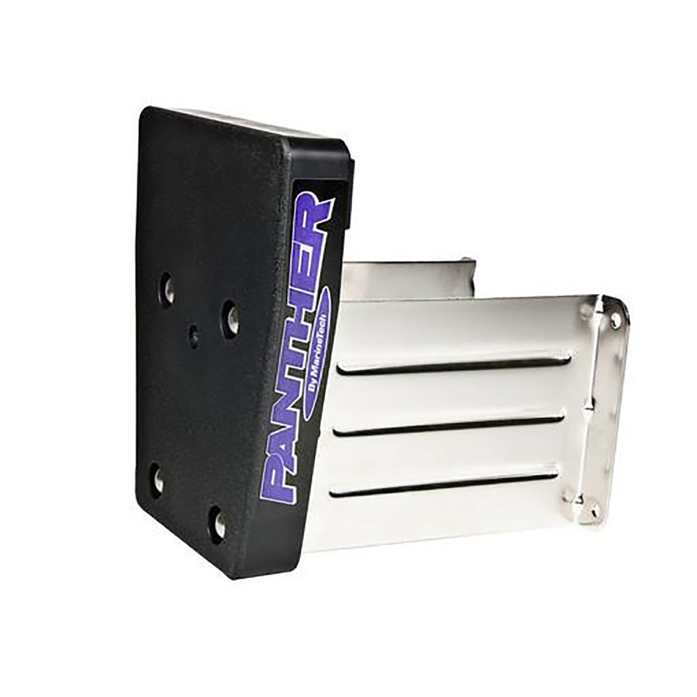 Panther Marine Outboard Motor Bracket - Stainless Steel - Fixed 35HP - Deckhand Marine Supply