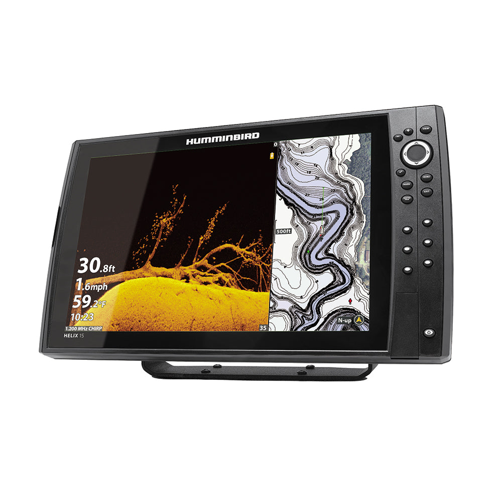 Humminbird HELIX 15 CHIRP MEGA DI+ GPS G4N CHO Display Only - Deckhand Marine Supply