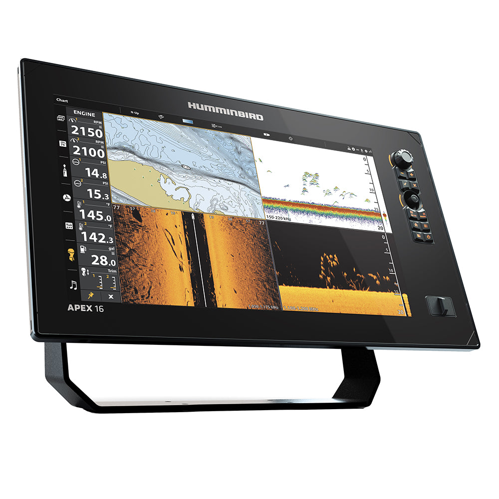 Humminbird APEX 16 MSI+ Chartplotter - Deckhand Marine Supply