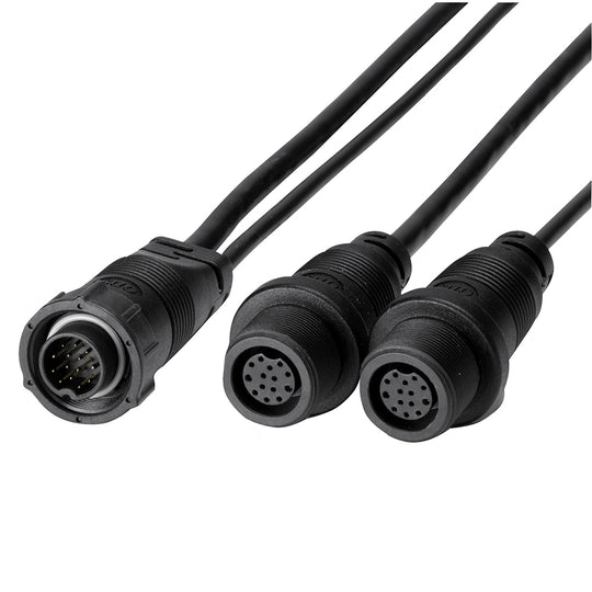 Humminbird 14 M ID SIDB Y - SOLIX/APEX Side Imaging  2D Splitter Cable - Deckhand Marine Supply
