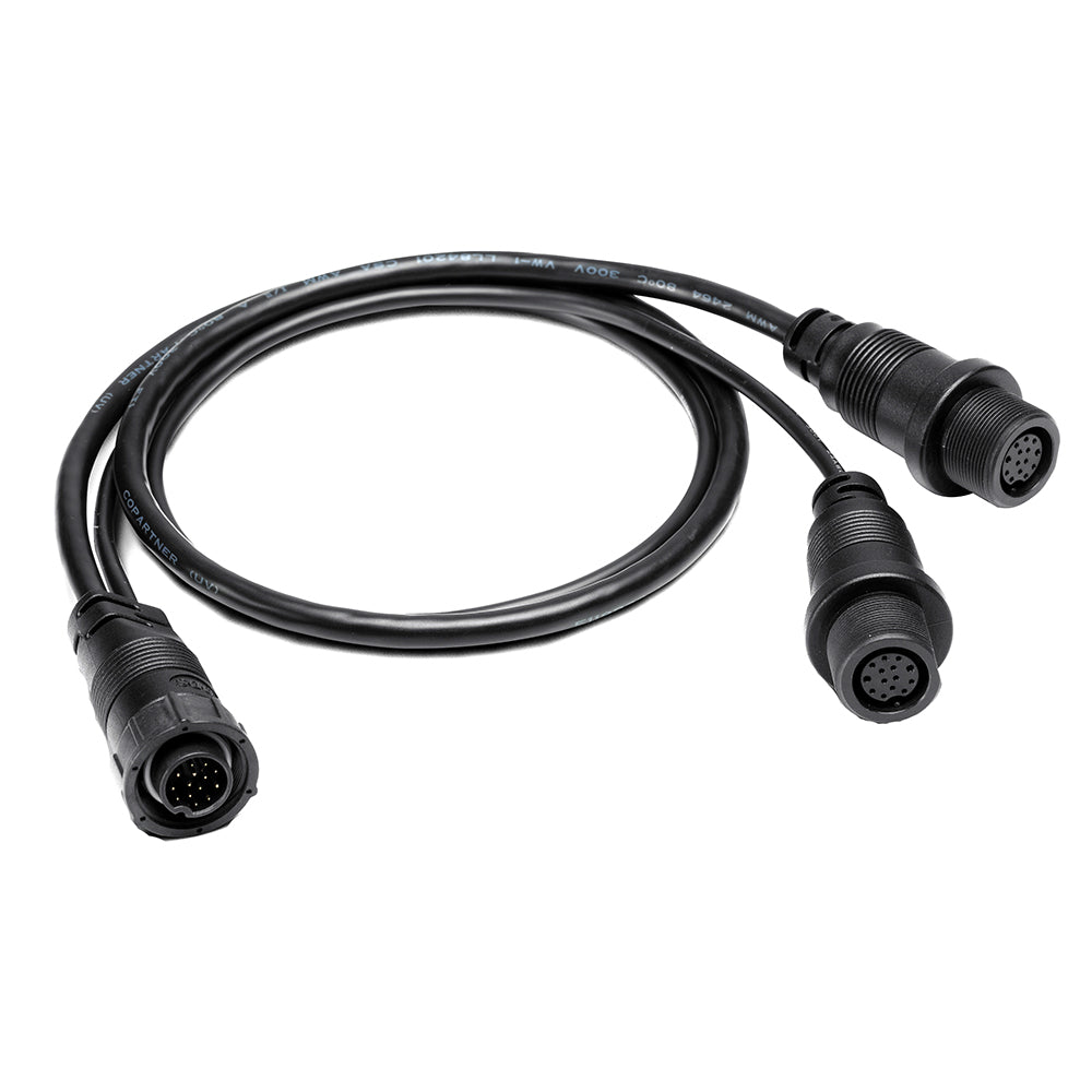 Humminbird 14 M ID SIDB Y - SOLIX/APEX Side Imaging  2D Splitter Cable - Deckhand Marine Supply