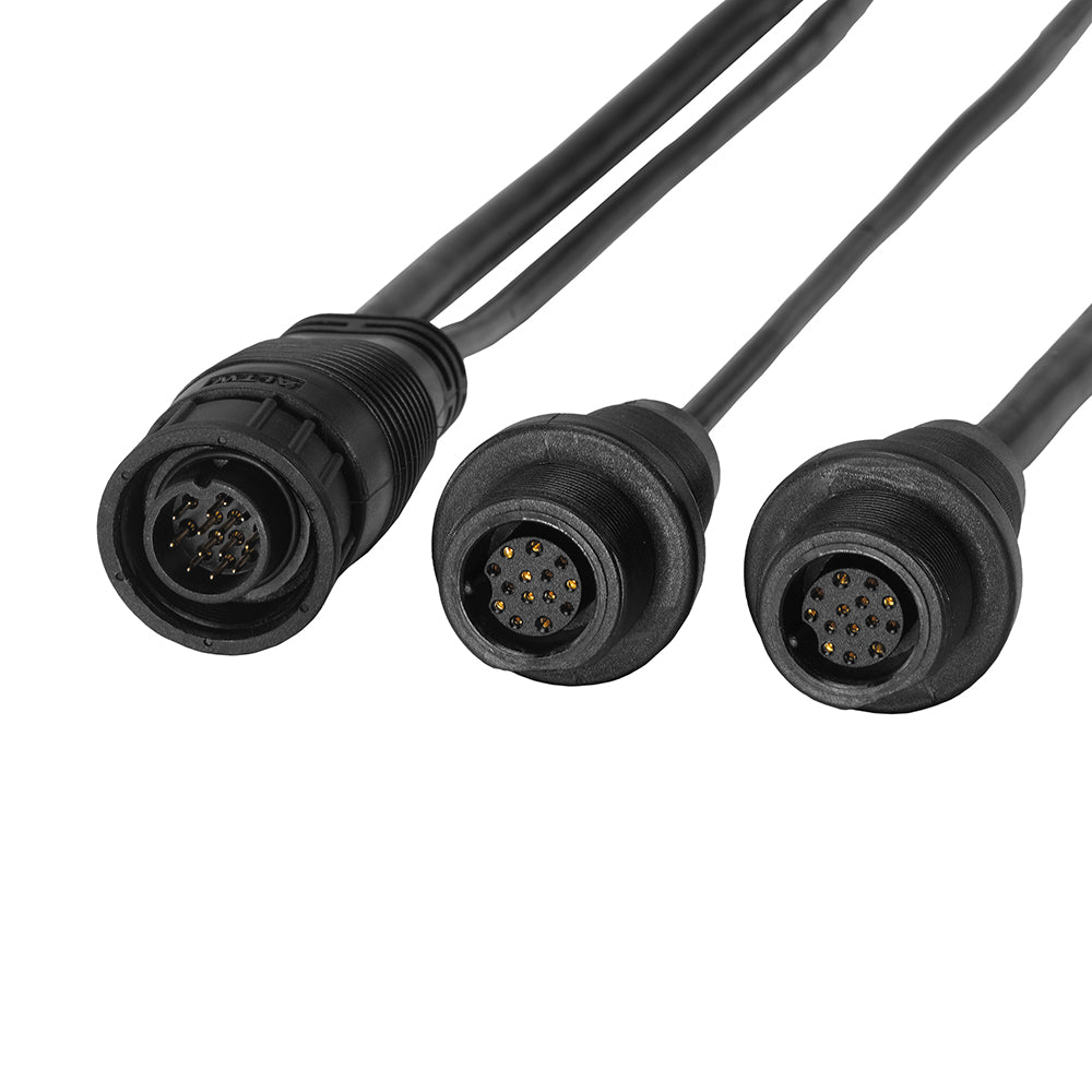 Humminbird 14 M SILR Y - SOLIX/APEX Side Imaging Left-Right Splitter Cable - Deckhand Marine Supply