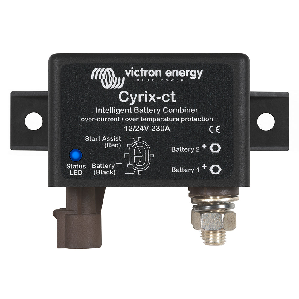 Victron Combiner 12/24V-230A Cyrix-CT Intelligent Combiner Microprocessor Controlled - Deckhand Marine Supply