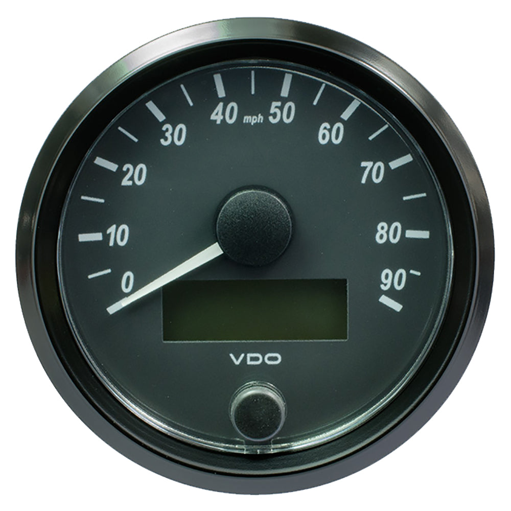 VDO SingleViu 80mm (3-1/8") Speedometer - 90MPH - Deckhand Marine Supply