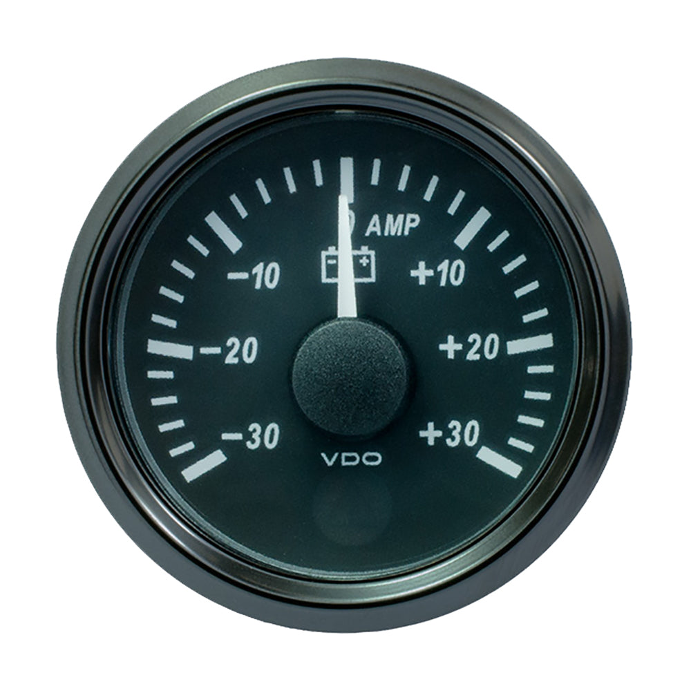 VDO SingleViu 52mm (2-1/16") Ammeter - 30 AMP - Deckhand Marine Supply