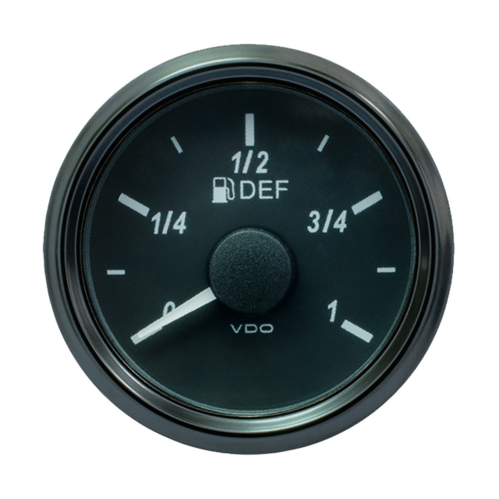 VDO SingleViu 52mm (2-1/16") DEF Level Gauge - 3-180 Ohm - Deckhand Marine Supply