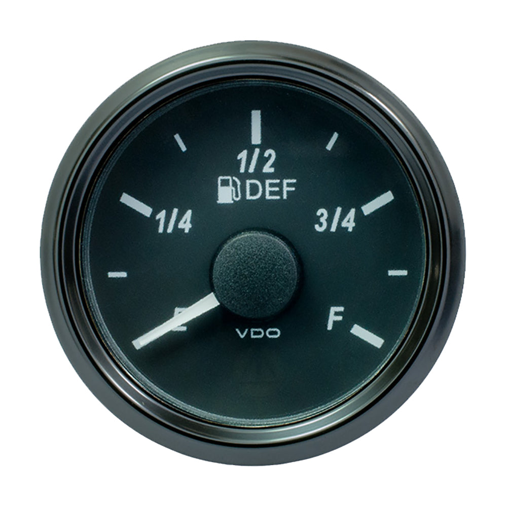VDO SingleViu 52mm (2-1/16") DEF Level Gauge - 240-33 Ohm - Deckhand Marine Supply