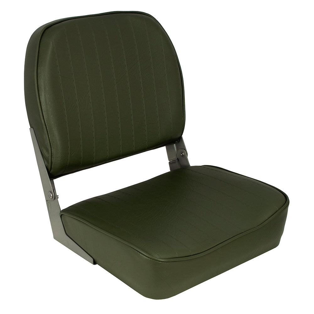 Springfield Economy Folding Seat - Green - Deckhand Marine Supply