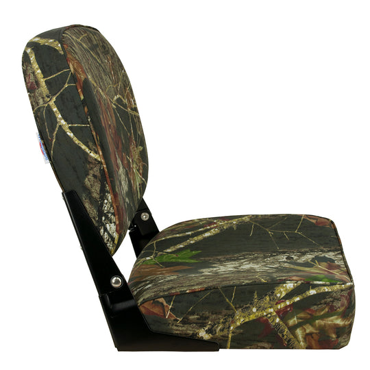 Springfield Economy Folding Seat - Mossy Oak Camo - Deckhand Marine Supply