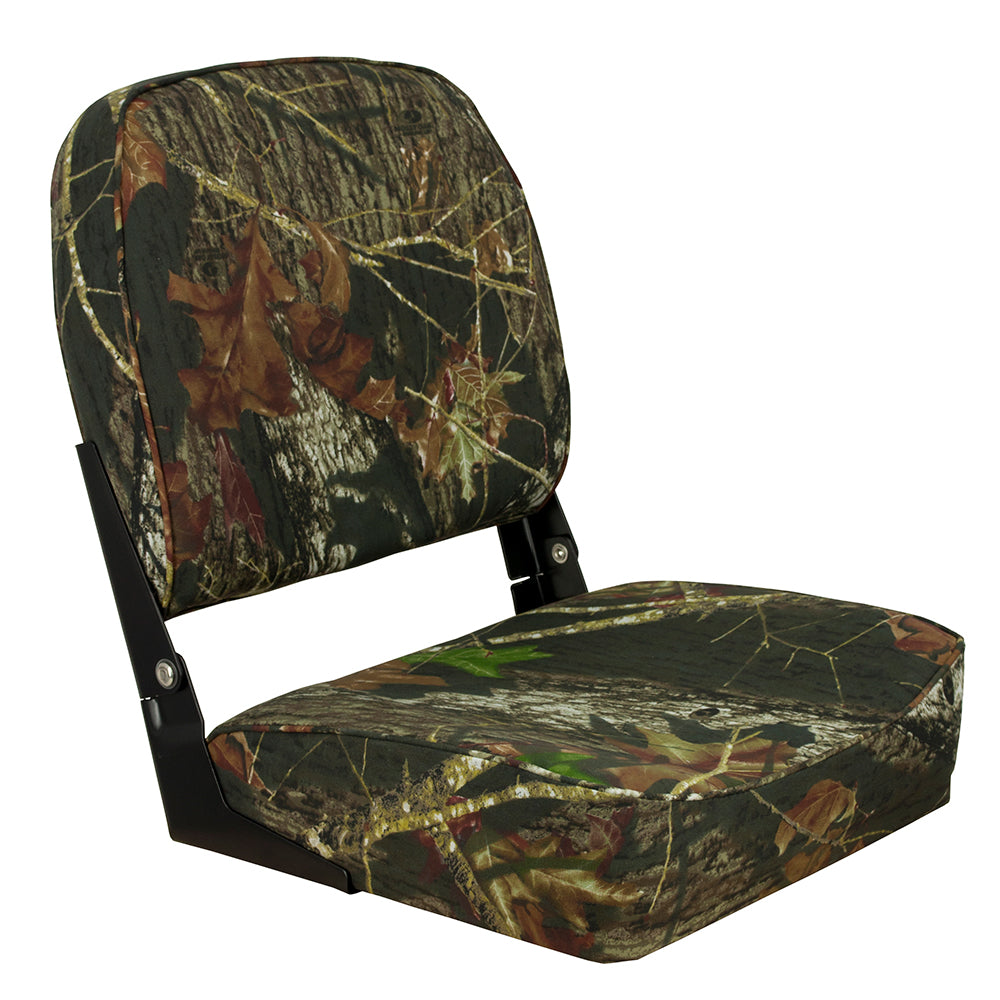 Springfield Economy Folding Seat - Mossy Oak Camo - Deckhand Marine Supply