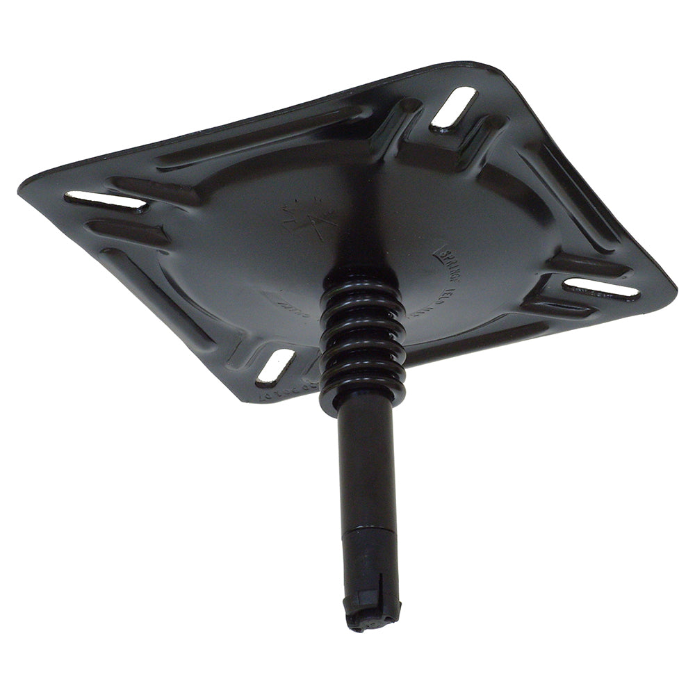 Springfield KingPin 7" x 7" Seat Mount w/Spring - E-Coat Finish - Deckhand Marine Supply