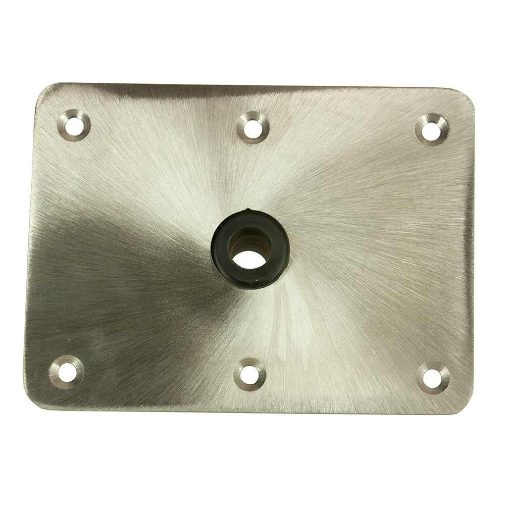 Springfield KingPin 6" x 8" - Stainless Steel - Rectangular Base (Standard) - Deckhand Marine Supply