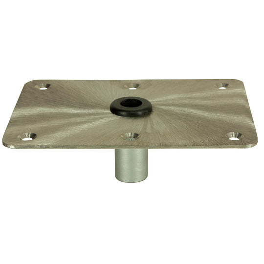 Springfield KingPin 6" x 8" - Stainless Steel - Rectangular Base (Standard) - Deckhand Marine Supply