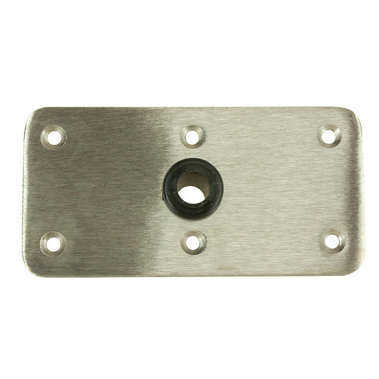 Springfield KingPin 4" x 8" - Stainless Steel - Rectangular Base (Standard) - Deckhand Marine Supply