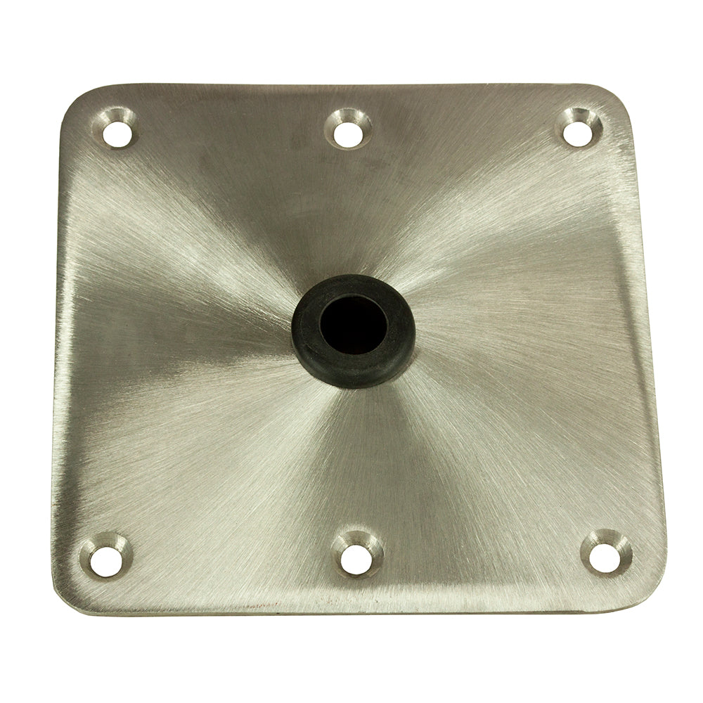 Springfield KingPin 7" x 7" - Stainless Steel - Square Base (Standard) - Deckhand Marine Supply