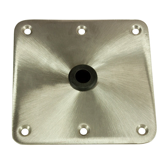 Springfield KingPin 7" x 7" - Stainless Steel - Square Base (Standard) - Deckhand Marine Supply