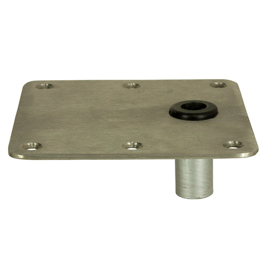 Springfield KingPin 7" x 7" Offset - Stainless Steel - Square Base (Standard) - Deckhand Marine Supply